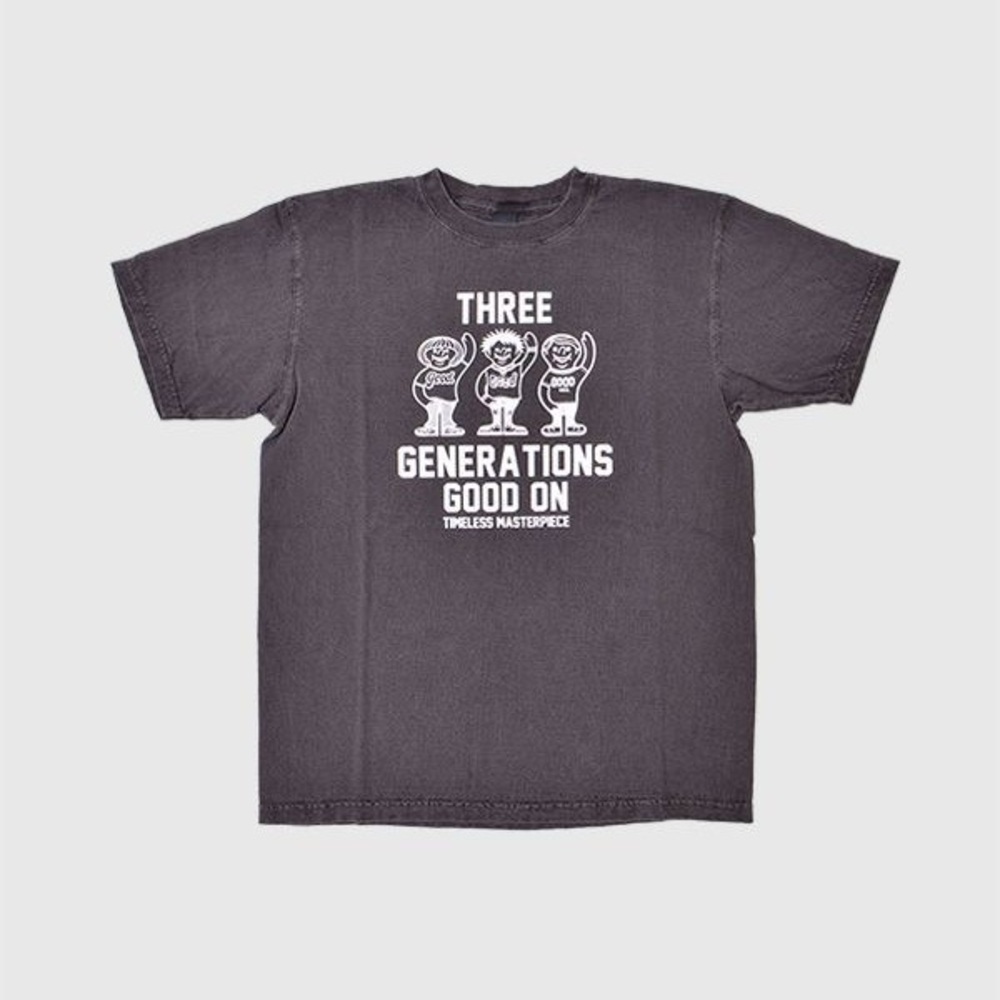 Good On T-Shirt XL Pigment Dye Charcoal Grey
